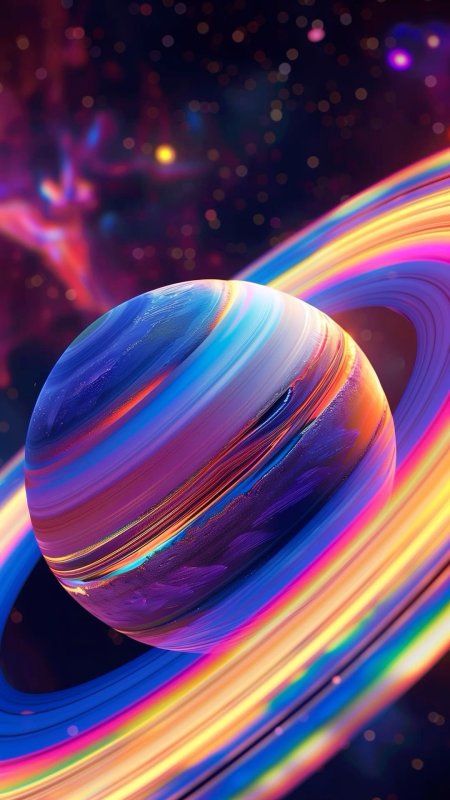 Colorful planet