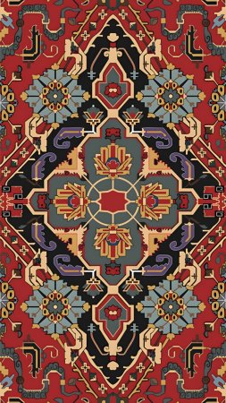 Ковер восточный скачать фон 1424 x 2532