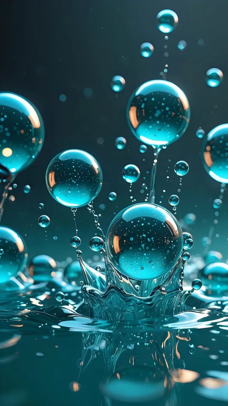 Фон с каплями воды