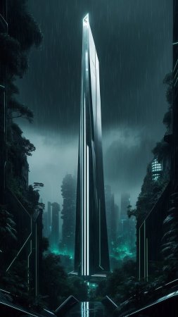 Город будущего арт скачать фон 1424 x 2532