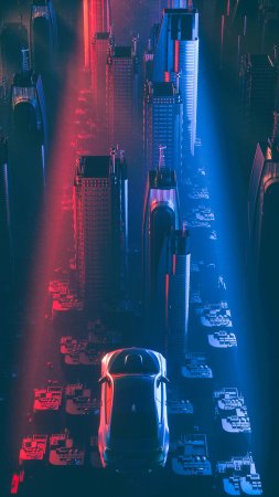 Фон киберпанк скачать фон 2160 x 3840