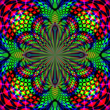 Узоры калейдоскопа скачать фон 2048 x 2048