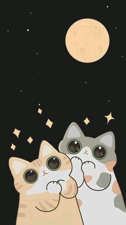Котики милые рисунки