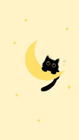 Кот луна