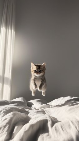 Милые котенок