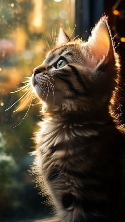 Симпатичные обои с котами