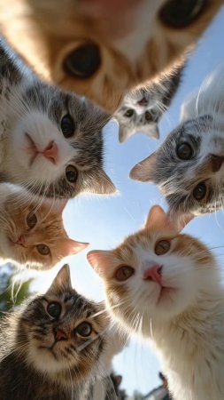 Котики много