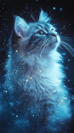Кот арт