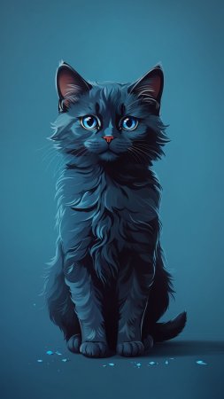 Кошка арт