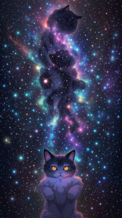 Котик в космосе