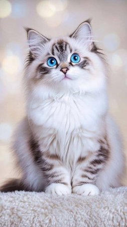 Голубоглазая кошка