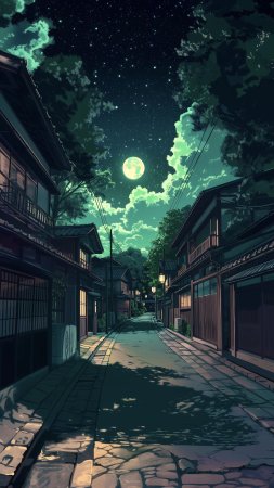Anime scenery wallpaper скачать фон 1424 x 2532