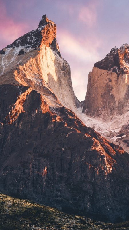 Torres del paine chile скачать фон 1080 x 1920