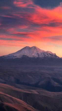 Эльбрус гора скачать фон 1080 x 1920