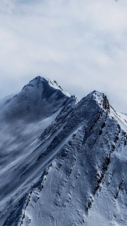 Горы вершины скачать фон 1080 x 1920