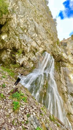 Гегский водопад в абхазии
