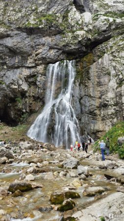 Абхазия водопад великан