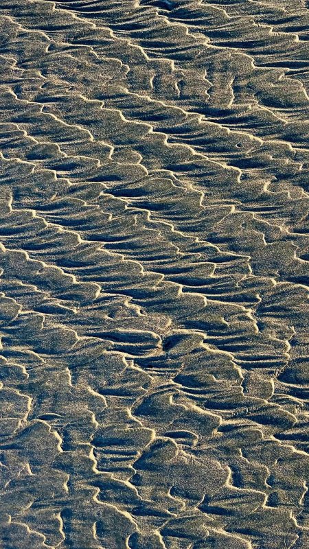 Узоры на песке скачать фон 1080 x 1920