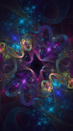 Фантастические цветы скачать фон 720 x 1280