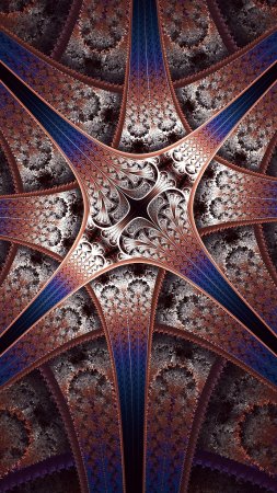 Fractal art скачать фон 1080 x 1920