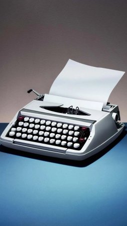 Royal signet vintage typewriter s silver-seiko mid-century low profile скачать фон 1080 x 1920
