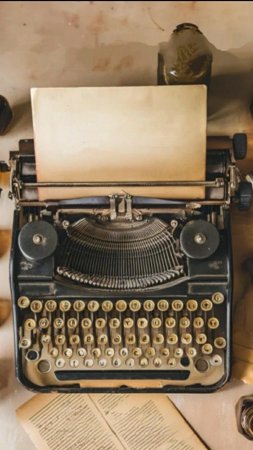 Typewriter vintage скачать фон 1080 x 1920