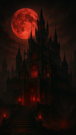 Dracula's castle скачать фон 1080 x 1920