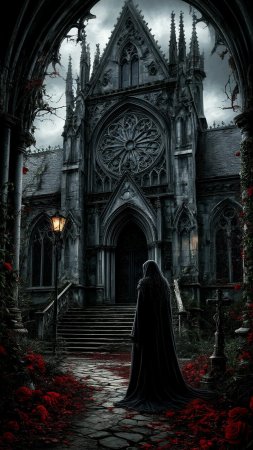 Готический стиль скачать фон 2160 x 3840