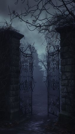 Gothic gate скачать фон 1080 x 1920