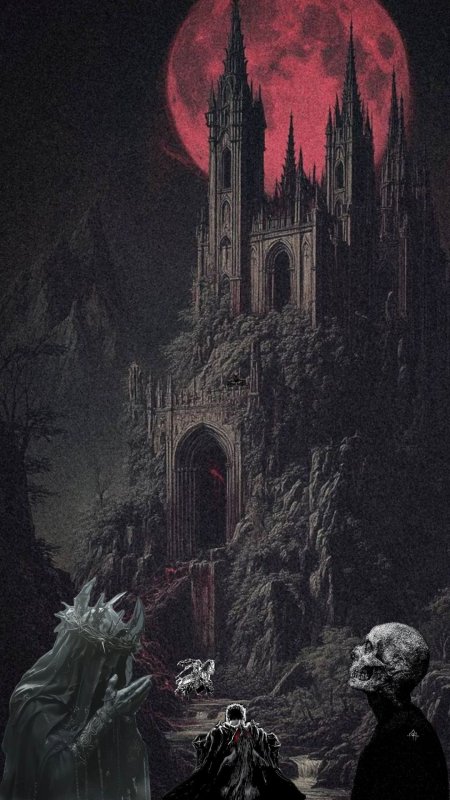 Готические арты скачать фон 1080 x 1920