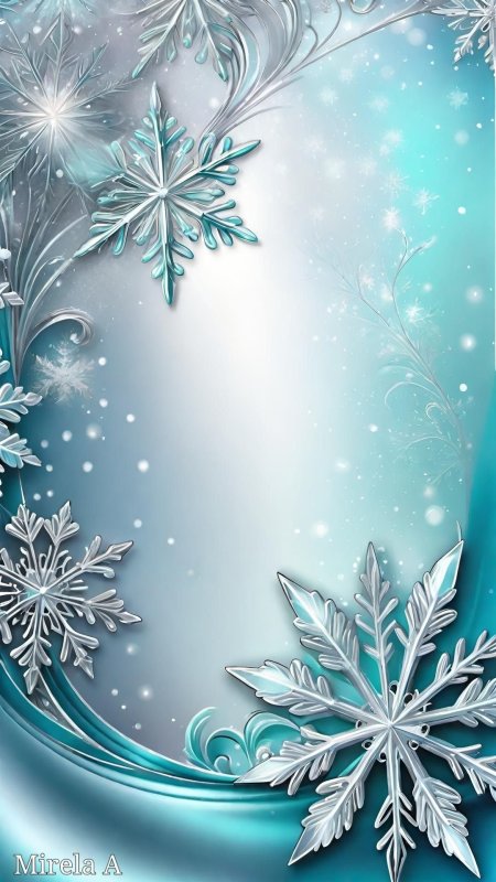 Snowflake wallpaper скачать фон 1080 x 1920