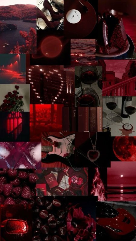 Burgundy maroon aesthetic collage wallpaper скачать фон 1080 x 1920
