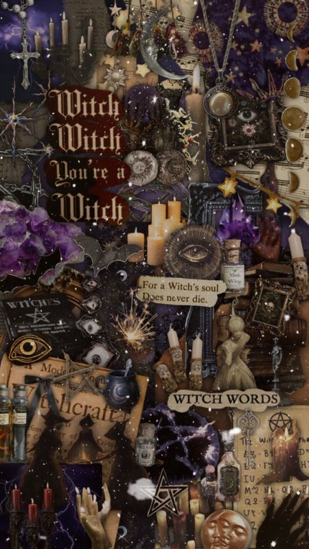 Witch aesthetic dark скачать фон 1080 x 1920