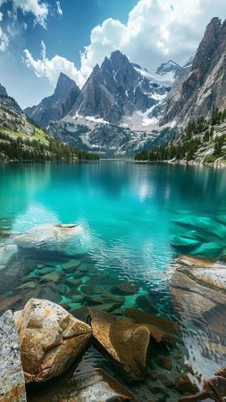Фотография горного пейзажа