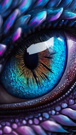 Dragon eye artwork