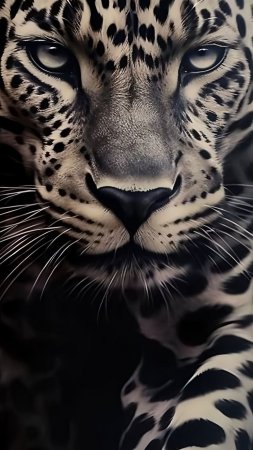 Черный ягуар скачать фон 1080 x 1920