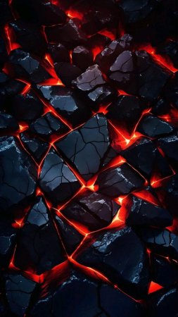 Molten lava texture background скачать фон 1424 x 2532