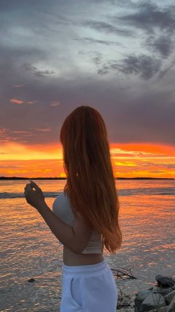 Пляж на закате