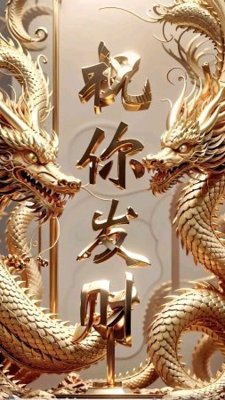 Golden dragon скачать фон 1080 x 1920