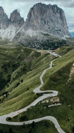 Италия дорога в доломитовые альпы