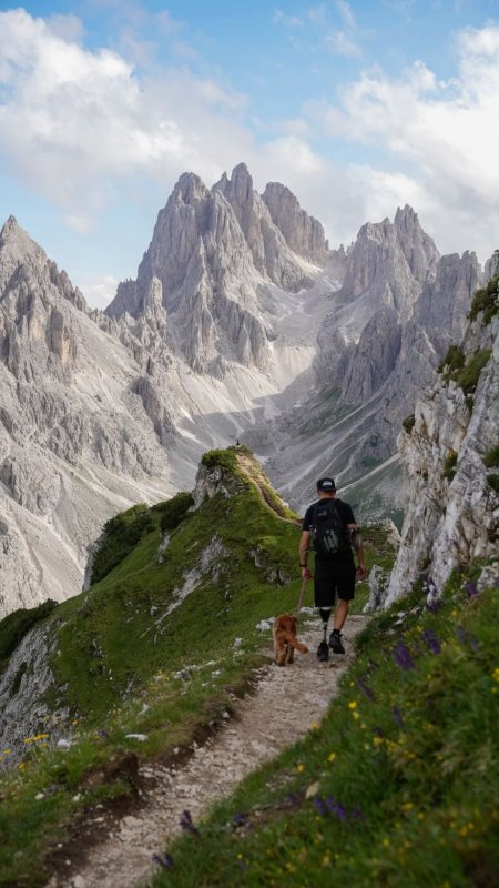 Dolomites trekking