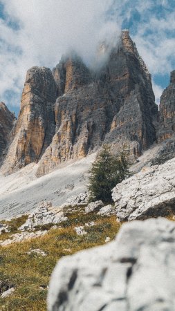 Three peaks of lavaredo