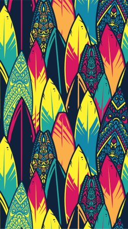 Яркие перья скачать фон 2160 x 3840