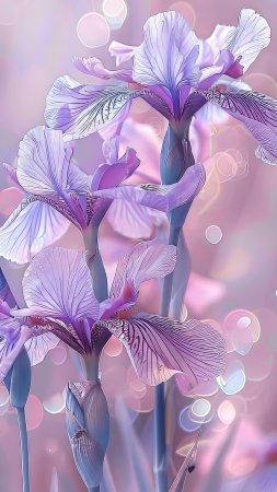 Purple iris