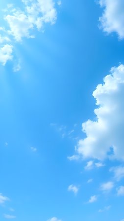 Голубое небо с облаками скачать фон 2160 x 3840
