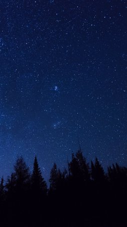 Синее звездное небо