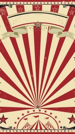 Цирк винтаж вектор скачать фон 2160 x 3840