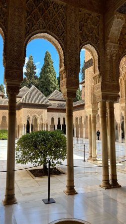 Alhambra of granada скачать фон 1080 x 1920