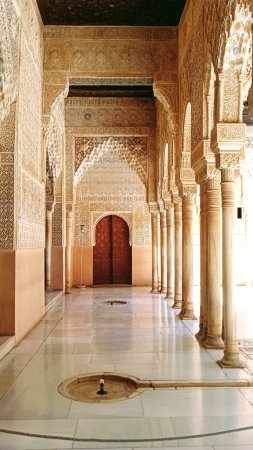 Alhambra palace granada spain скачать фон 2160 x 3840