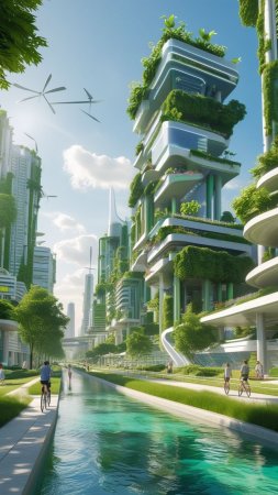 Современный город будущего
